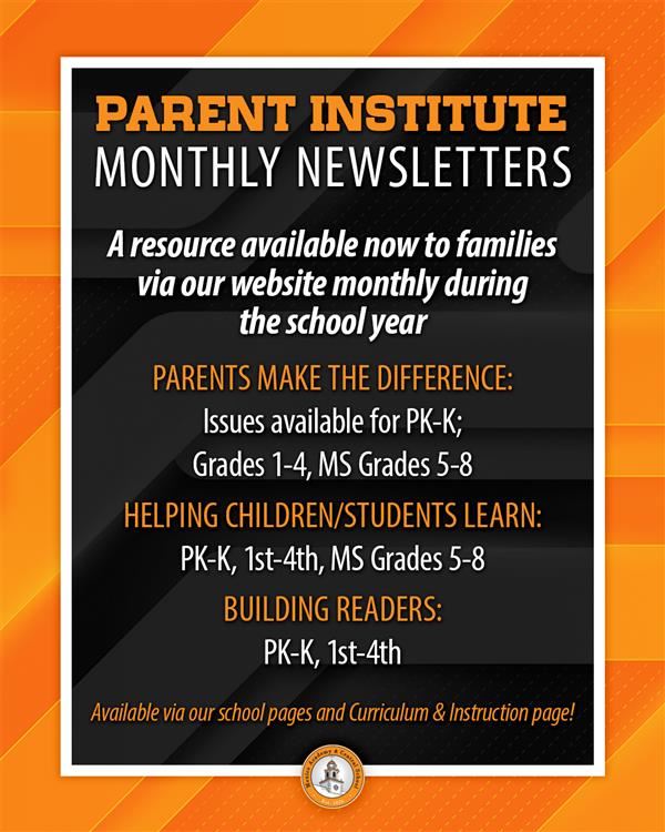 MACS family Parent Institute Newsletters